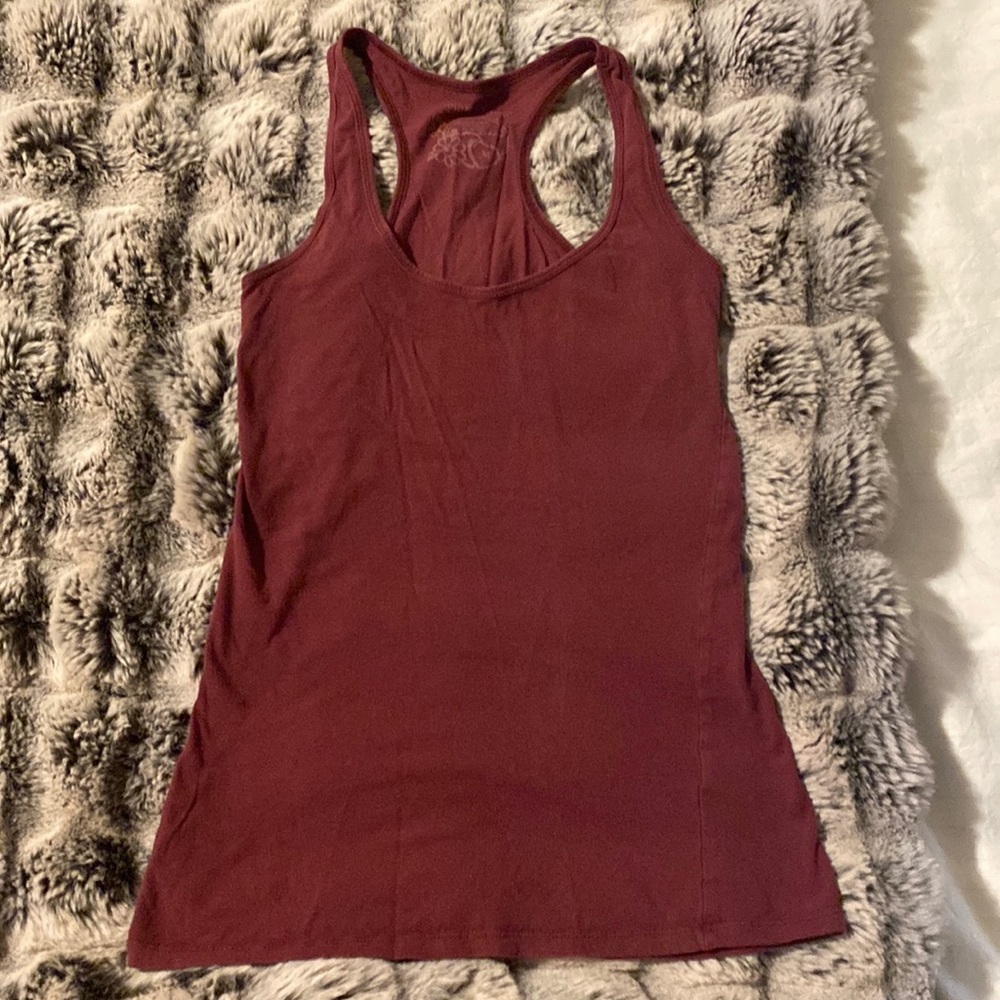 ⭐️3 for $10! - Women’s Planet Gold Maroon Razor Back Tank Top Size M